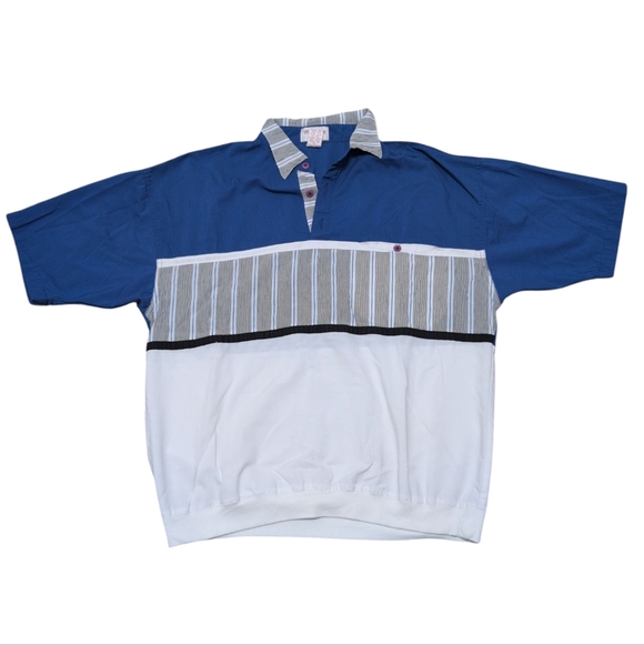 Vintage Grandpa Collared Shirt Windridge Mervyn's Size Large - Picture 1 of 11